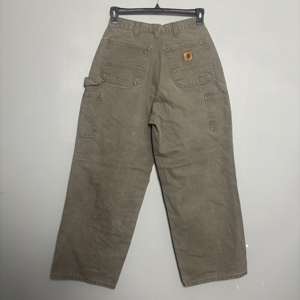Carhartt Work Pants Dungaree Trouser No Tag Crew B11 Green Moss